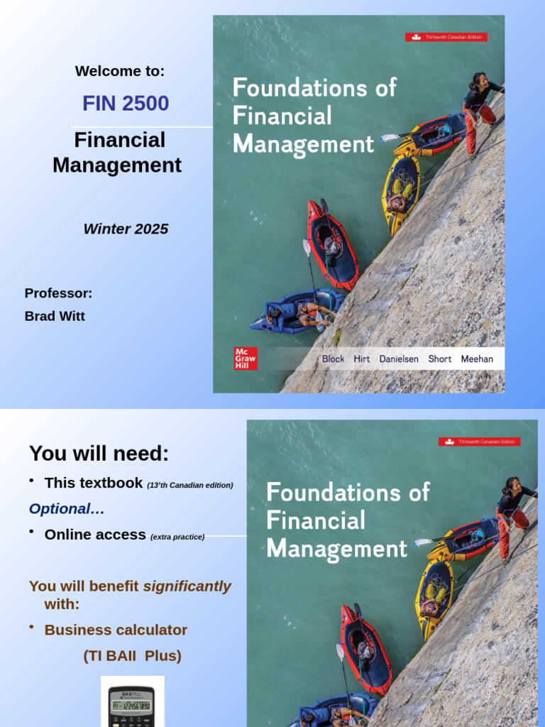 Financial Management Course Overview 2025 | PDF | Dividend | Investing