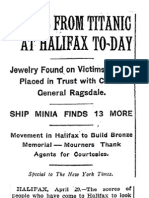 Nyt 30 Abril 1912 Bodies at Halifax