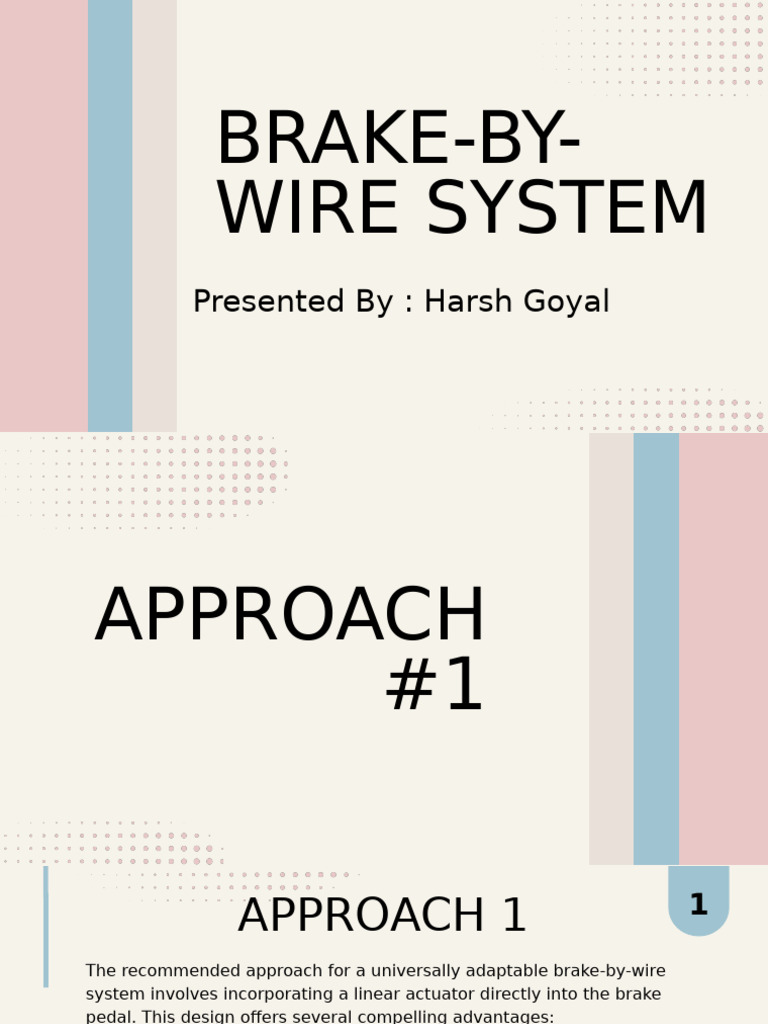 Brake-By-Wire by Harsh Goyal | PDF | Actuator | Brake