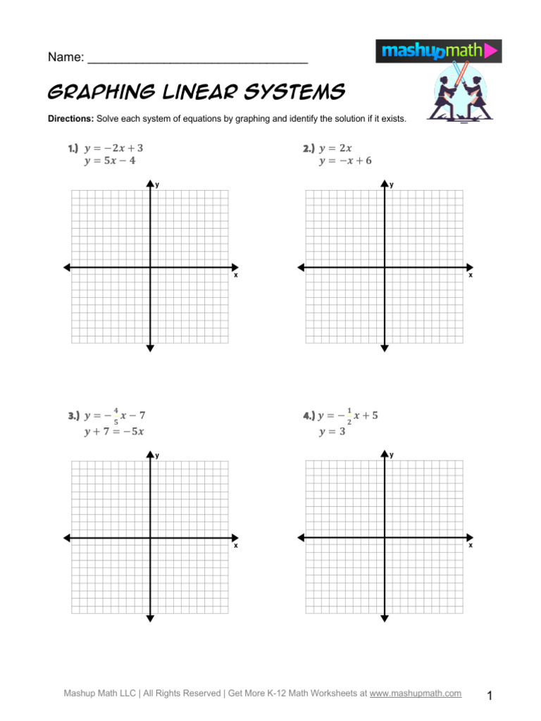 Graphing+Linear+Systems+(A) | PDF