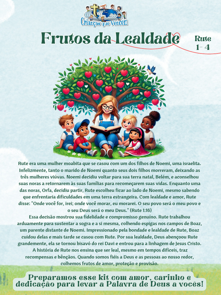 03 Kit Frutos Da Lealdade - 20250105 - 214549 - 0000 | PDF | Livro de Ruth