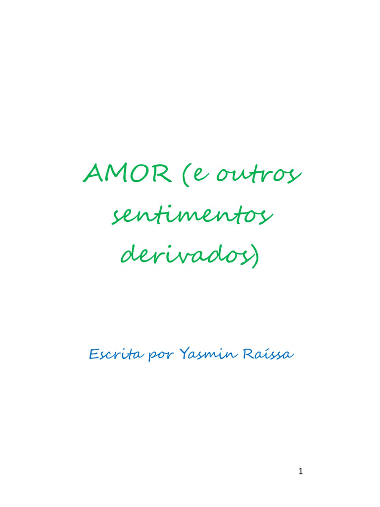 Poemas de Amor e Sentimentos Verdadeiros | PDF | Amor | Pensamento