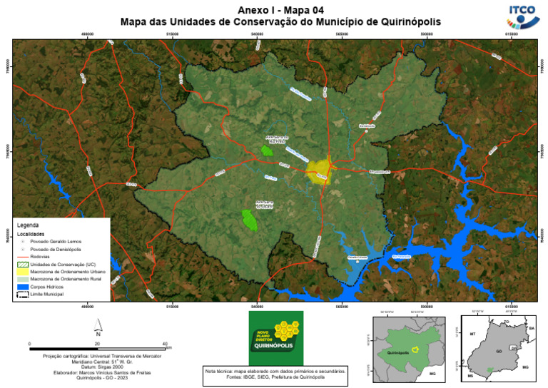 Anexo I Mapa 04 Mapa Das Unidades de Conservacao Do Municipio de ...