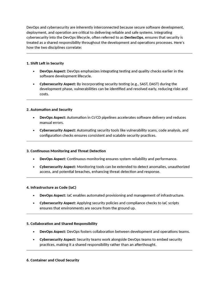 DevSecOps: Integrating Security in DevOps | PDF | Computer Security ...