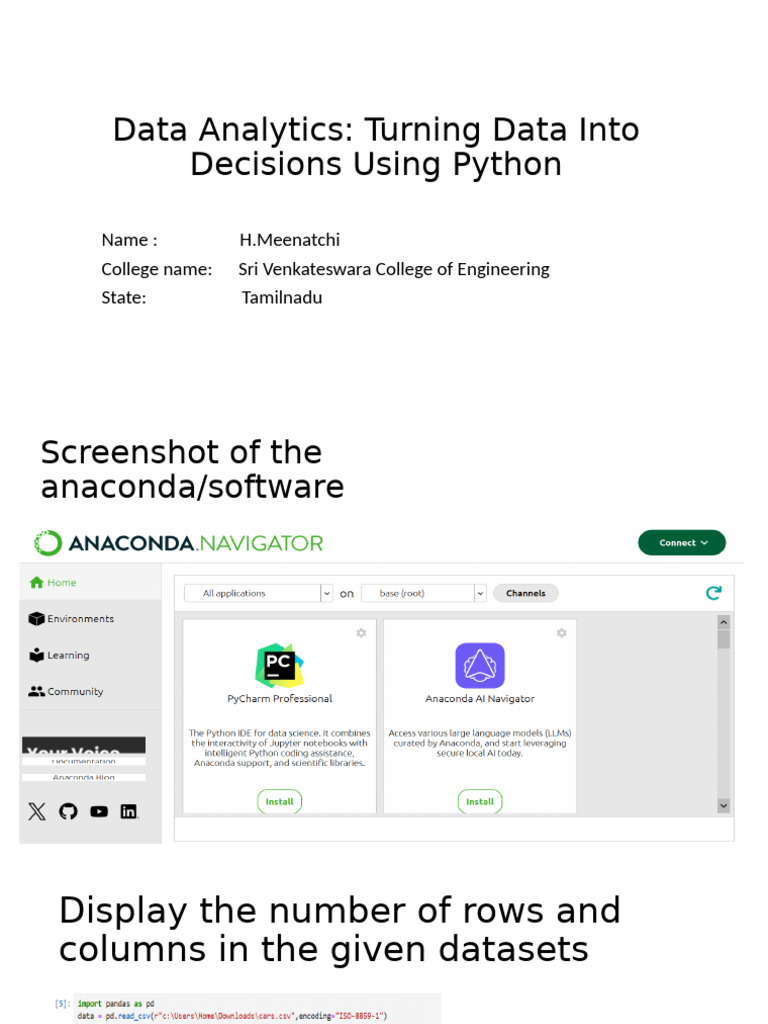 Data Analytics | PDF
