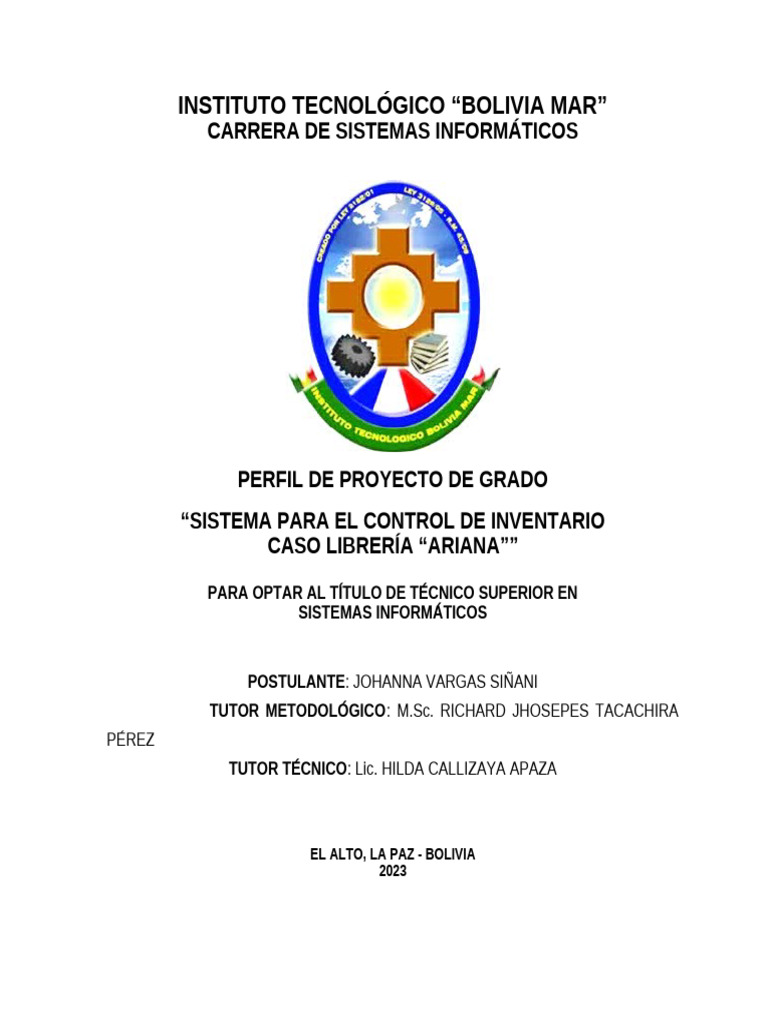Perfil de Proyecto PDF | PDF | Red mundial | Internet y web
