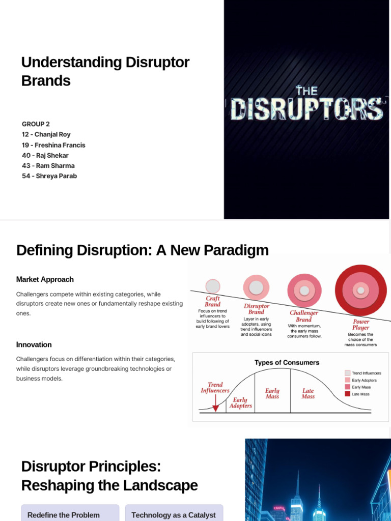Disruptor Brands: Strategies & Case Studies | PDF | Disruptive ...