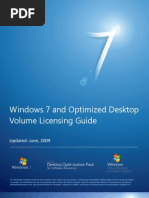 Windows 7 and Optimized Desktop Volume Licensing Guide