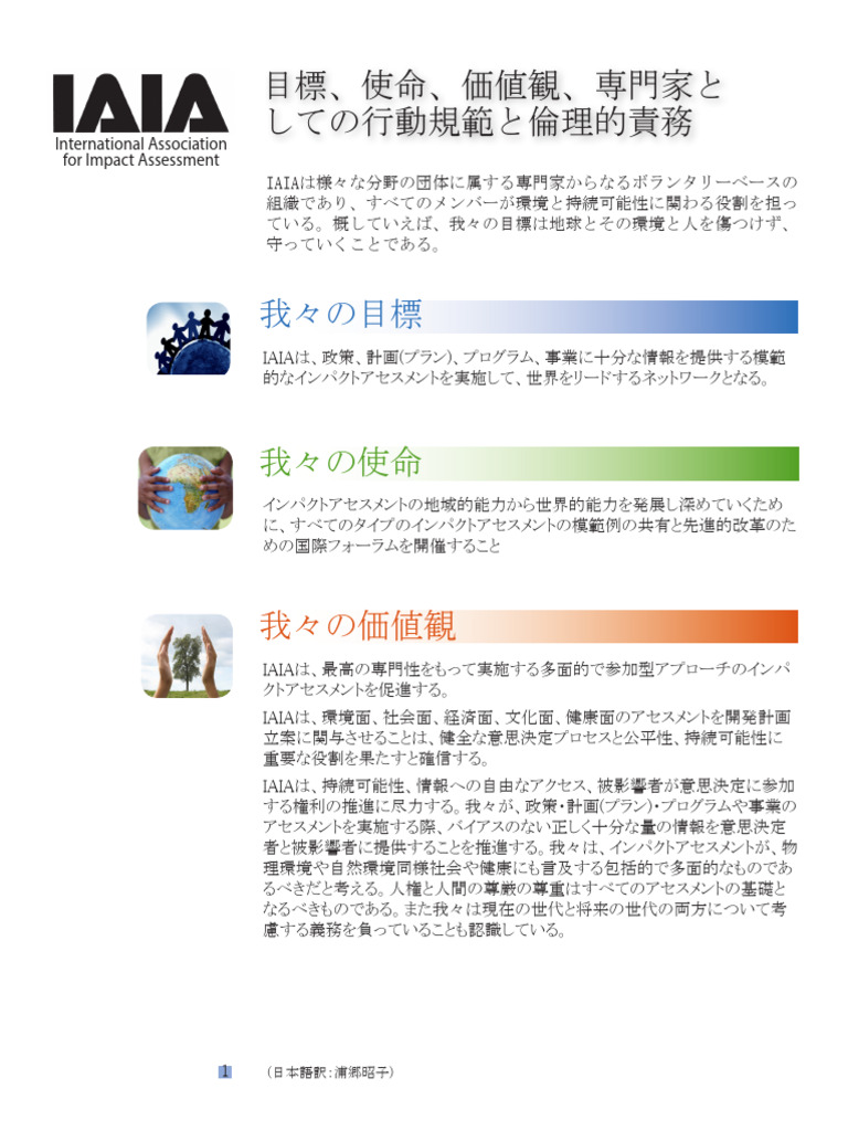 Code of Ethics - JP | PDF