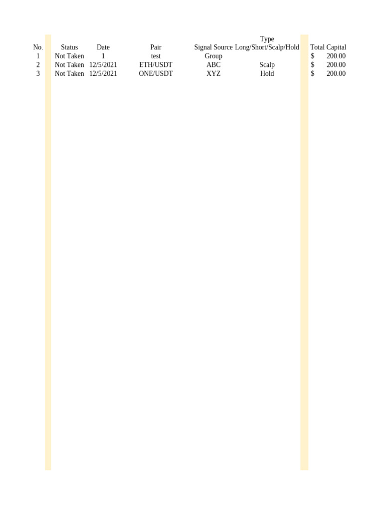Crypto Trading Strategy Overview PDF Business Financial Economics
