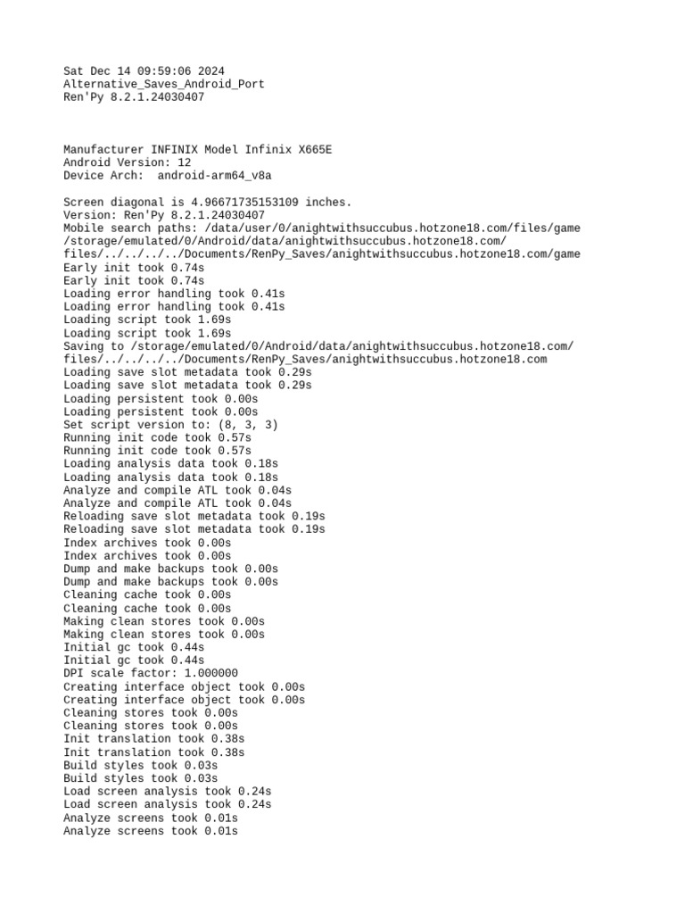 Ren'Py 8.2.1 Shader Errors on Android | PDF | Shader | Texture Mapping