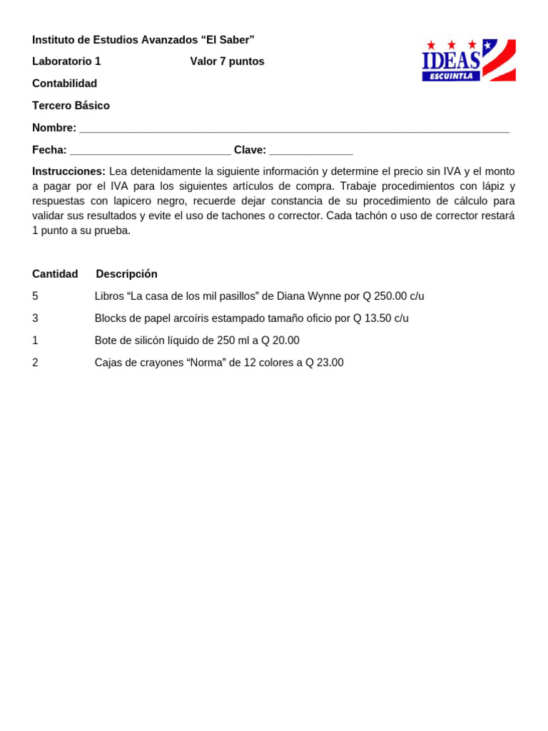 Lab1 Ter | PDF