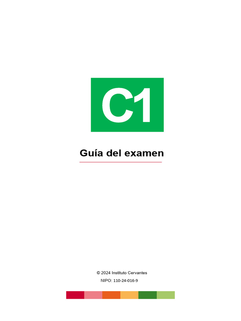 Guía del examen DELE C1 2024 | PDF | Lingüística