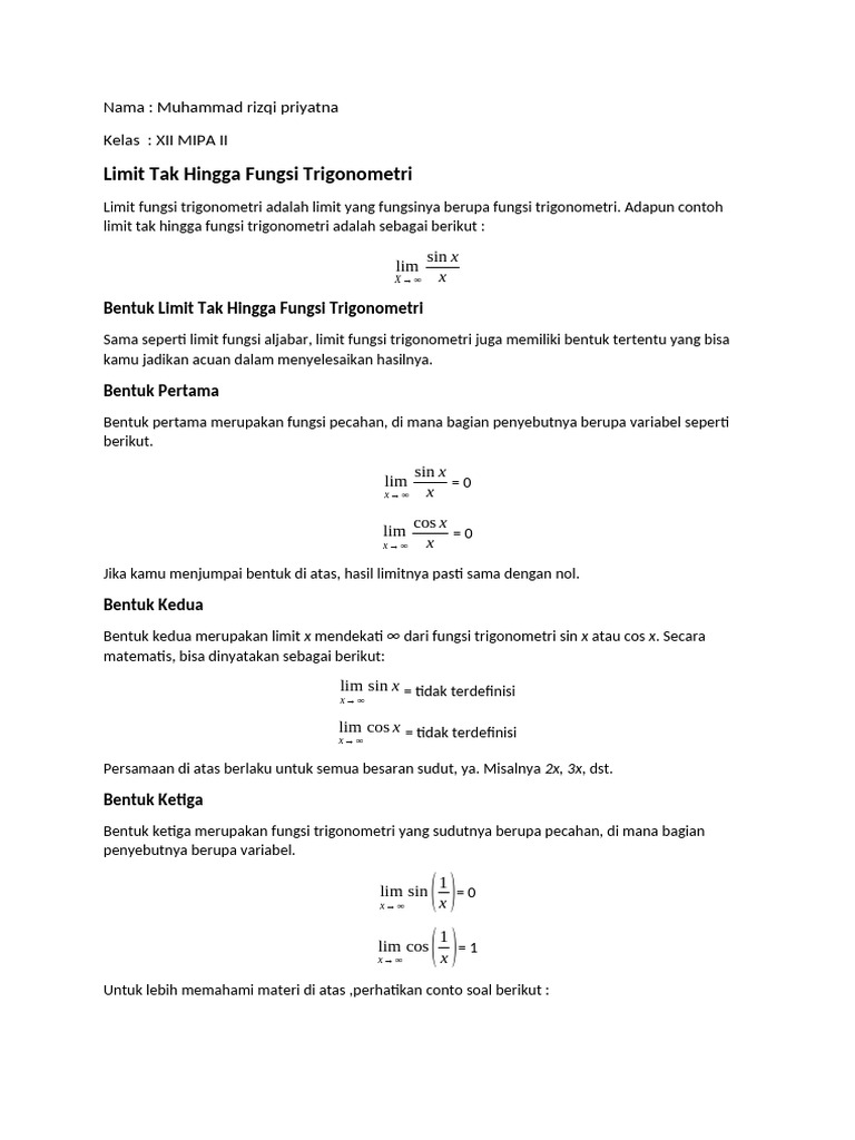 Tugas Matematika Inisial R | PDF