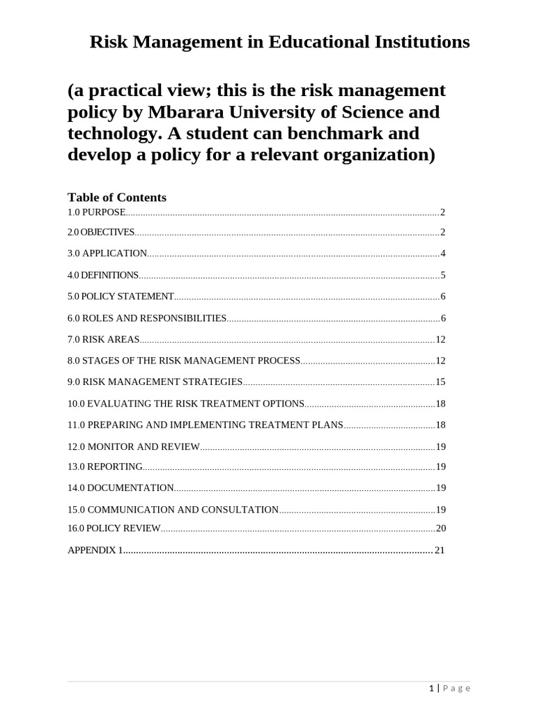 Understanding Steering Committees in Risk Management | PDF | Risk ...