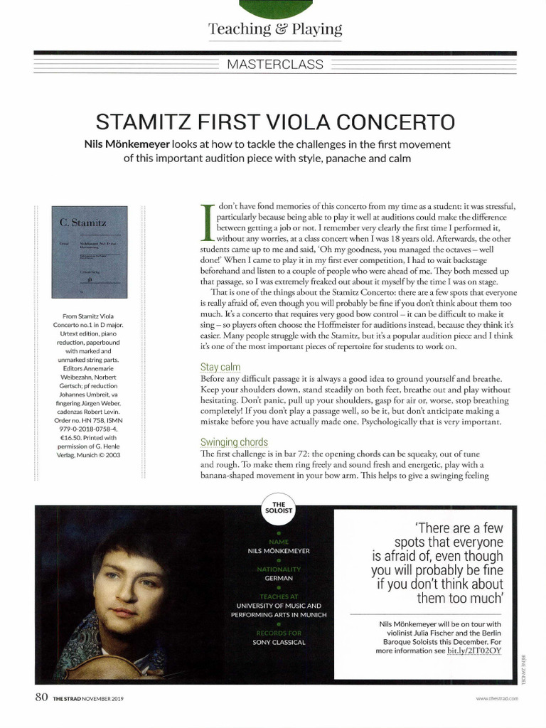Strad | PDF | Viola | String Instruments
