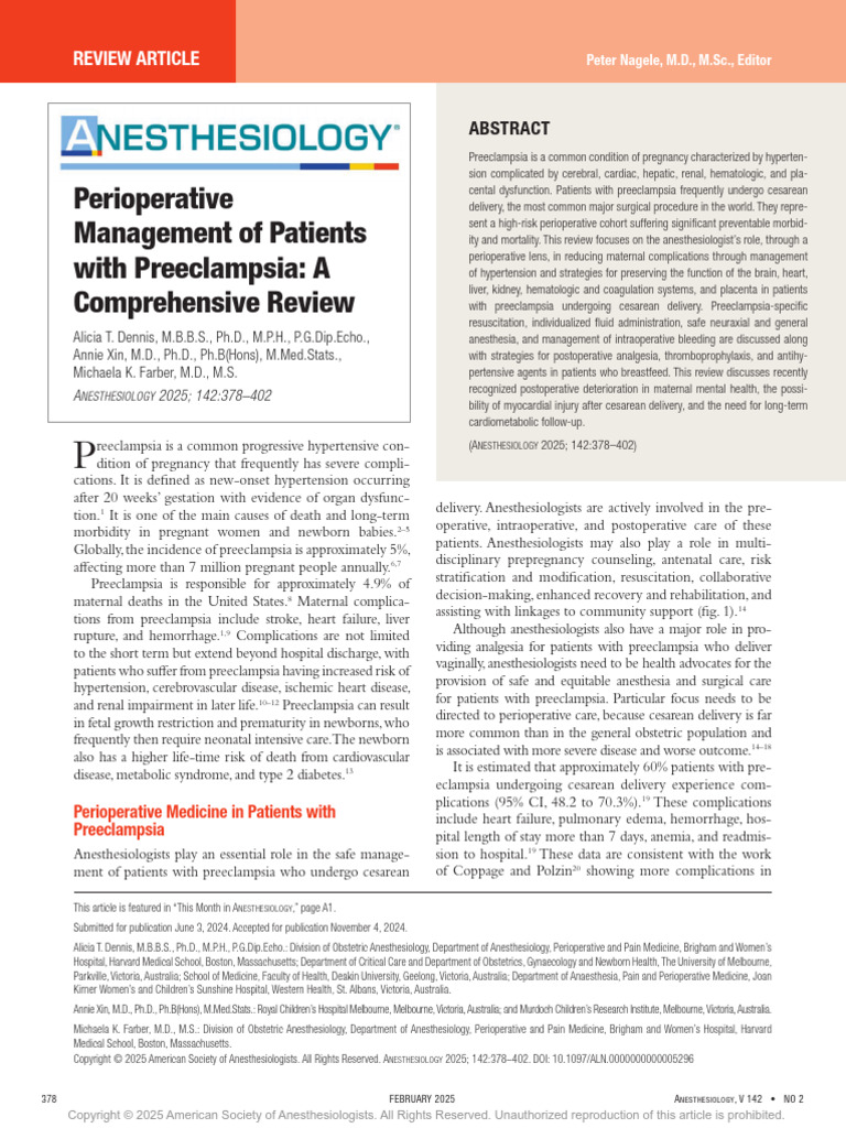 Perioperative Management of Patients With.21 | PDF | Blood Pressure ...