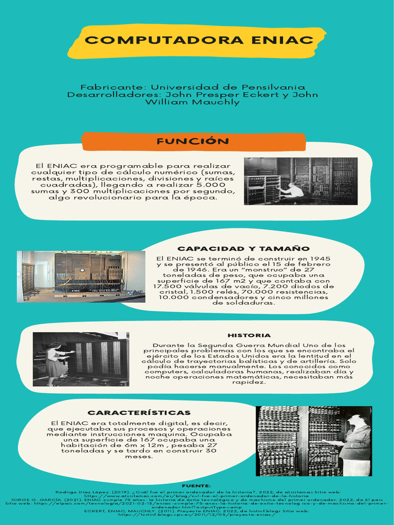ENIAC | PDF | Hardware de la computadora | Informática