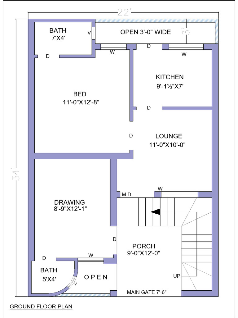 Ground Floor Plan Overview | PDF