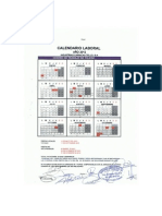 Calendario Laboral 2012