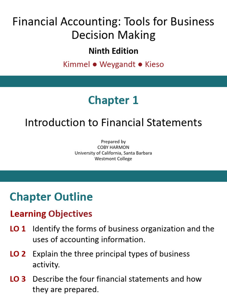 Kimmel Financial 9e PowerPoint Ch01 Introduction To Financial ...