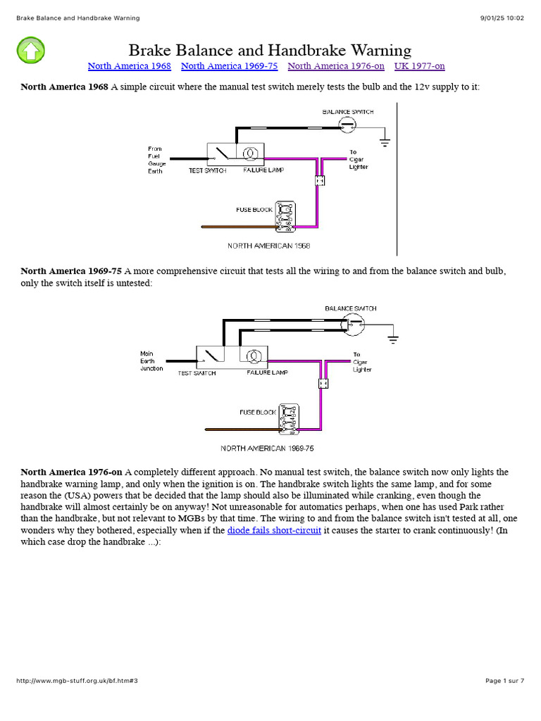 Brake Balance System Overview | PDF | Relay | Electric Power
