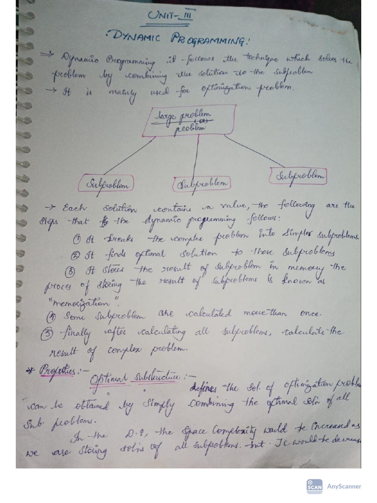 Daa 3 Unit | PDF