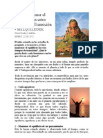 Cómo mantener el Equilibrio en estos tiempos de Transición Mensaje de Melquizedek