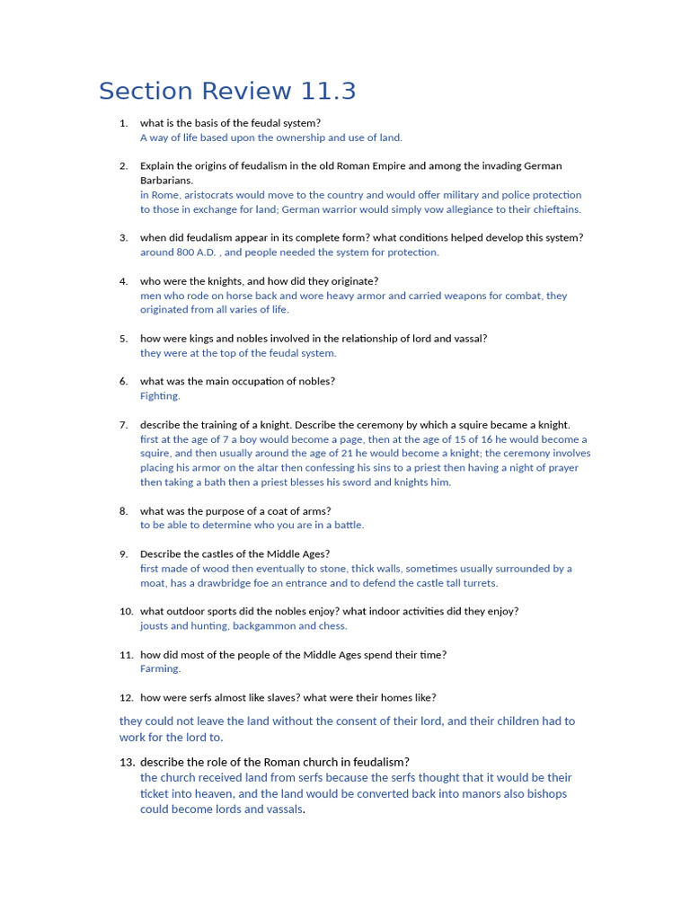 Section Review 12 | PDF