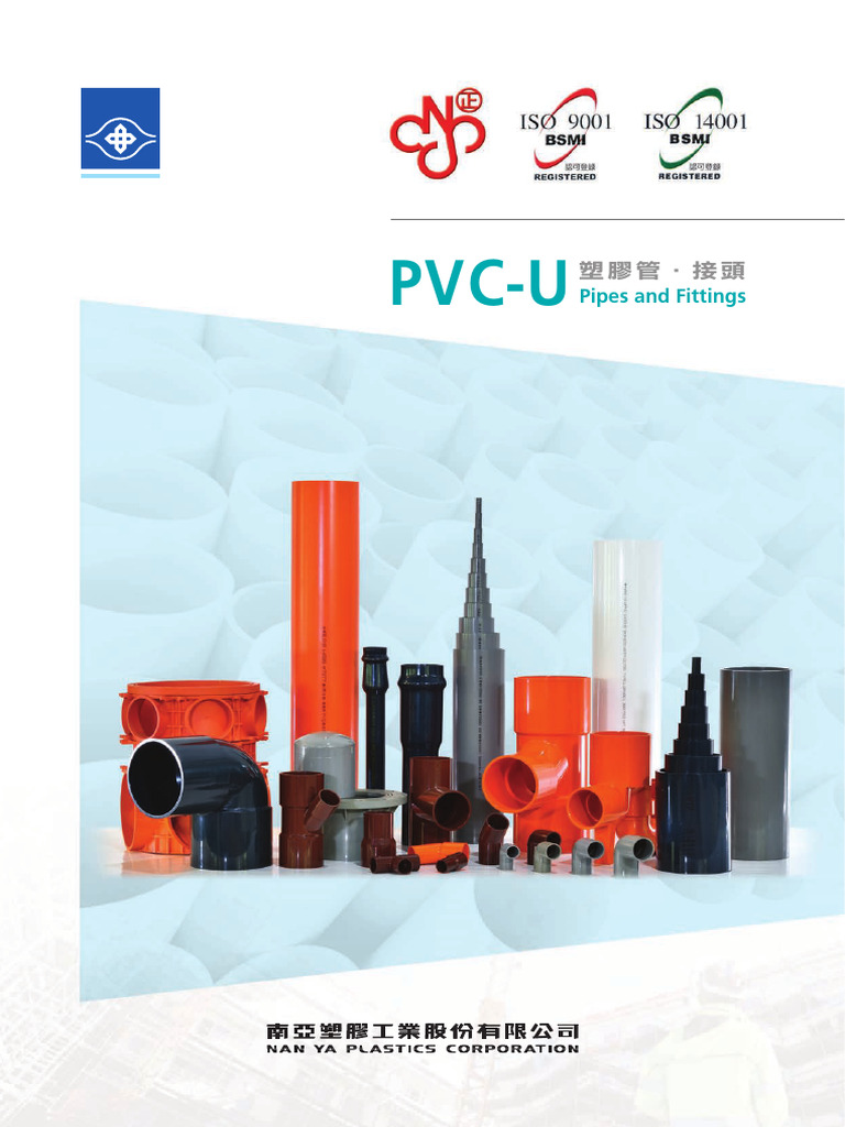 PVC-U Pipes and Fittings Guide | PDF | Pipe (Fluid Conveyance) | Chlorine