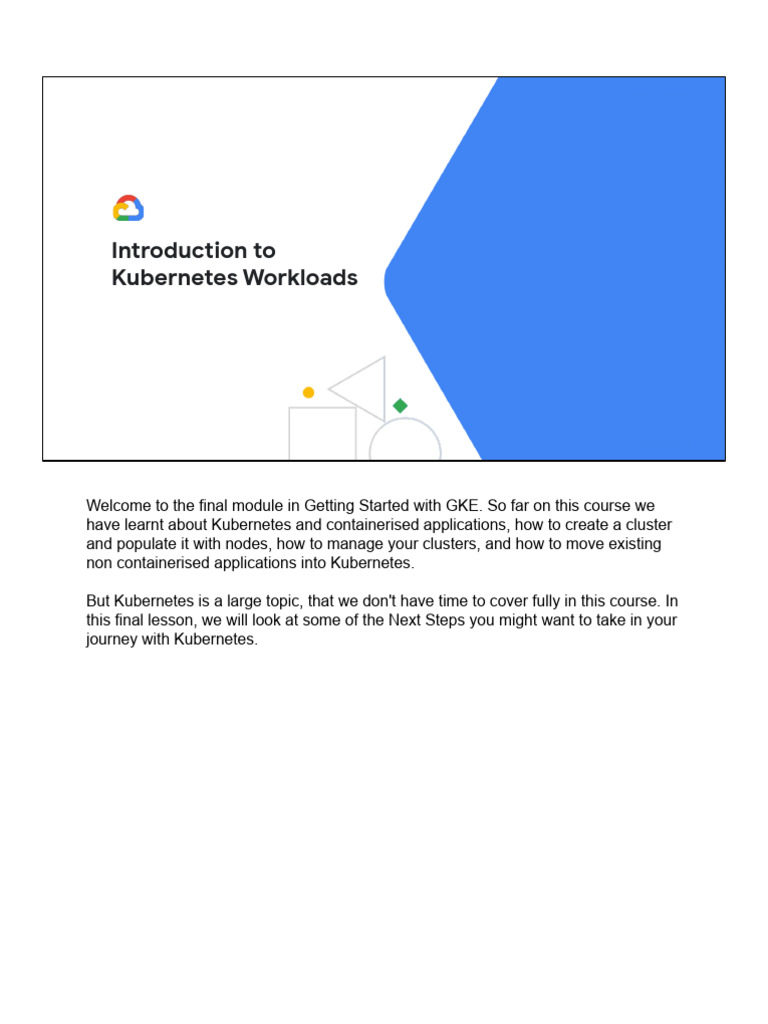 Kubernetes Workload Management Basics | PDF | Computer Science ...