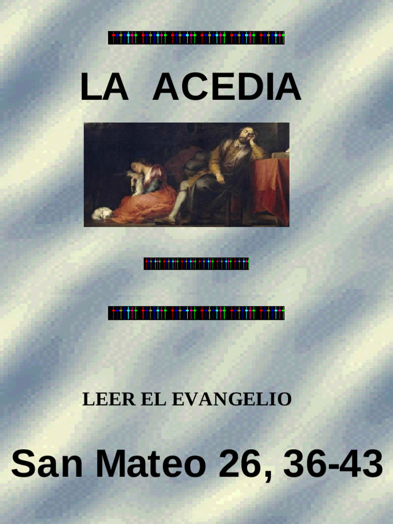 Entendiendo la Acedia en la Fe | PDF | Oración | Demonios