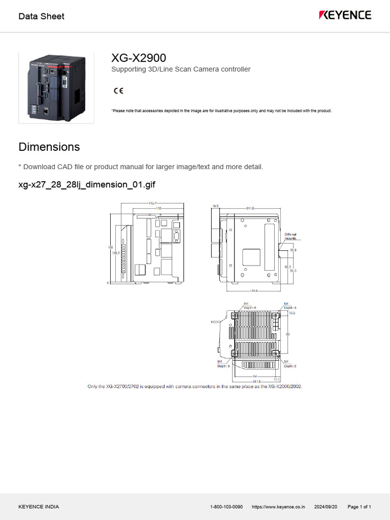 XG-X2900 Camera Controller Manual | PDF