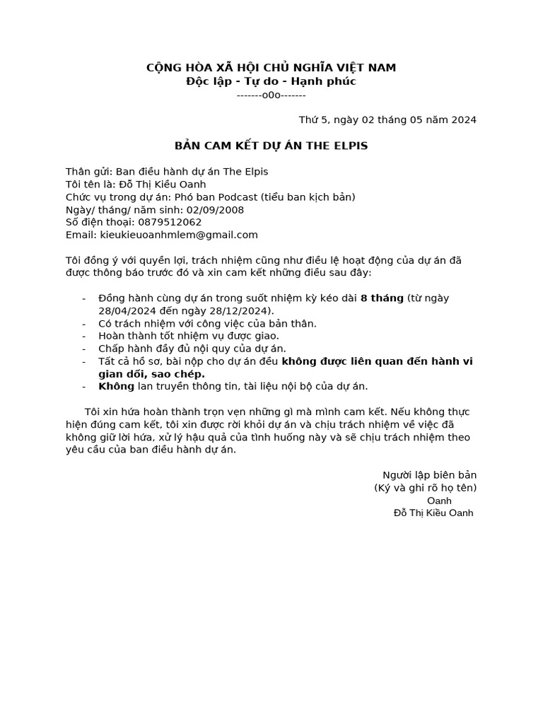 (Mẫu cho Core) Nguyễn Văn B | PDF