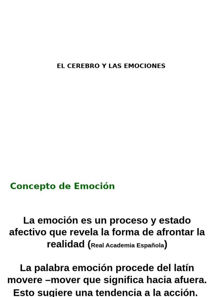 Emociones y su impacto en el cerebro | PDF | Las emociones | Cerebro