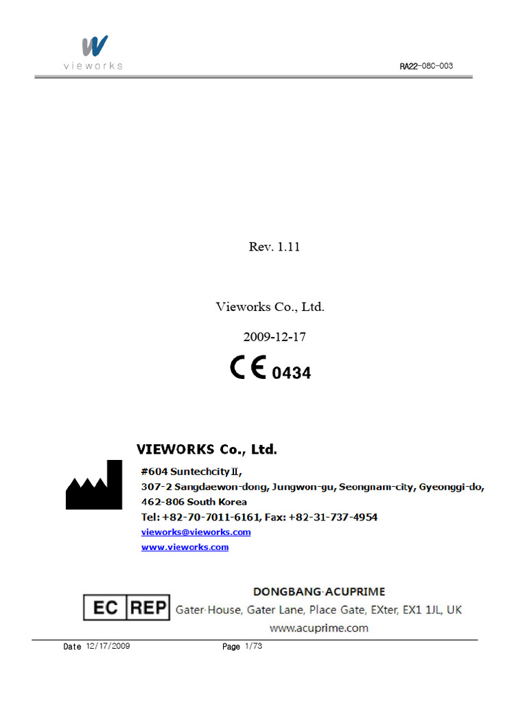 Slimpac II RF Operation Manual v1.11 en | PDF | Electromagnetic ...