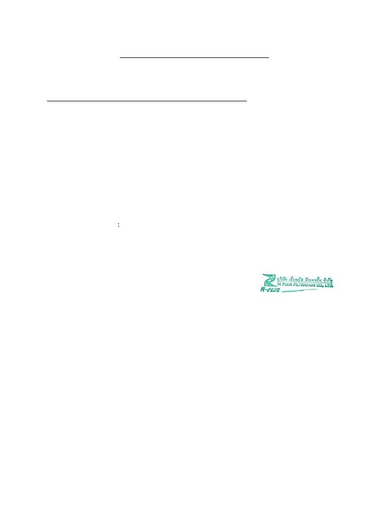 Factory Test Report Water Separator MWS0180 | PDF