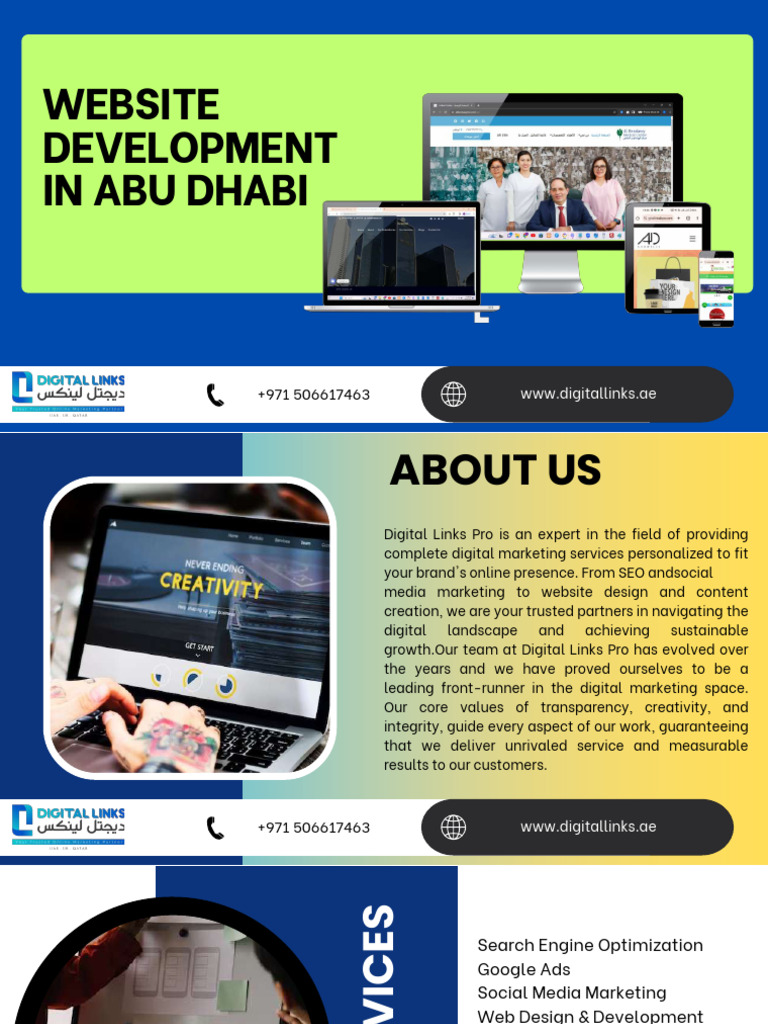 Website Development Services Abu Dhabi | PDF | Web Development | Websites