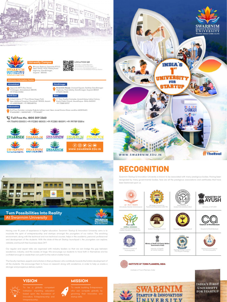 SSIU Courses and Admissions 2025 | PDF | Entrepreneurship | Startup Company