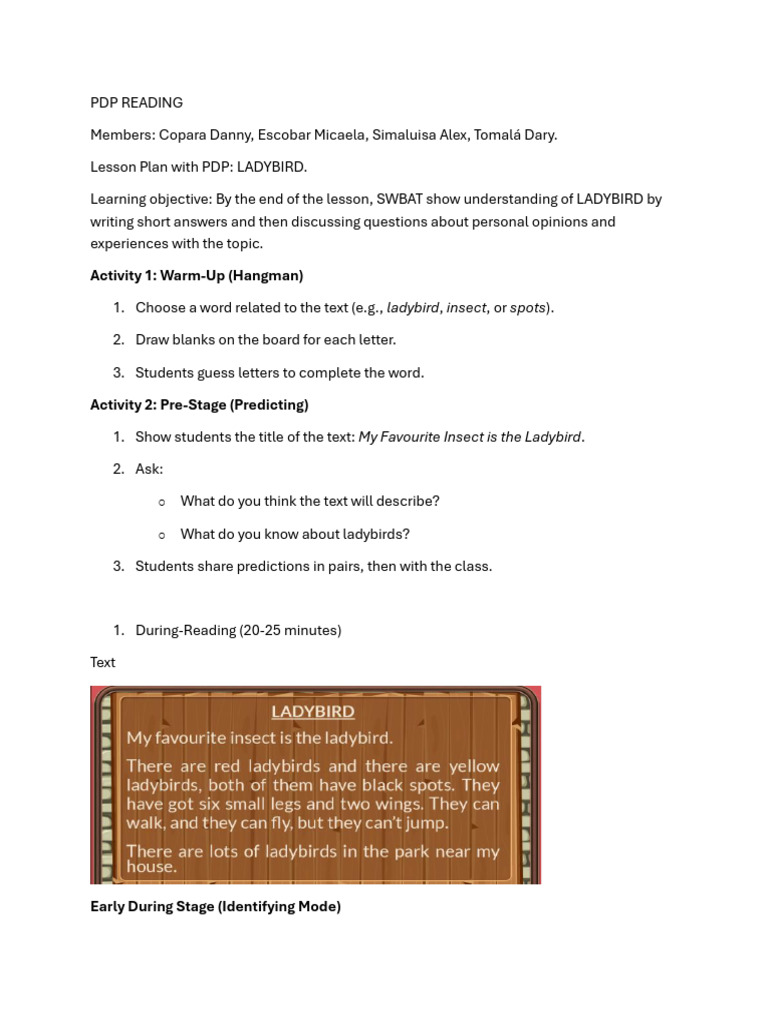 PDP Reading | PDF