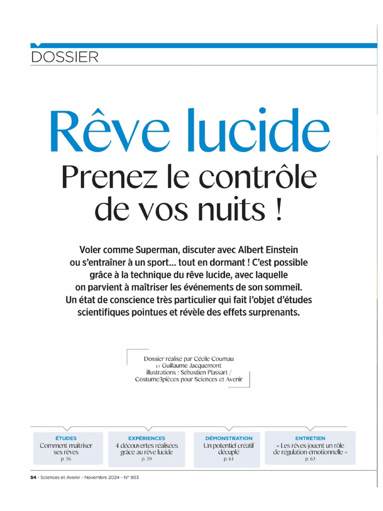 Rêves lucides_-11 2024.PDF | PDF