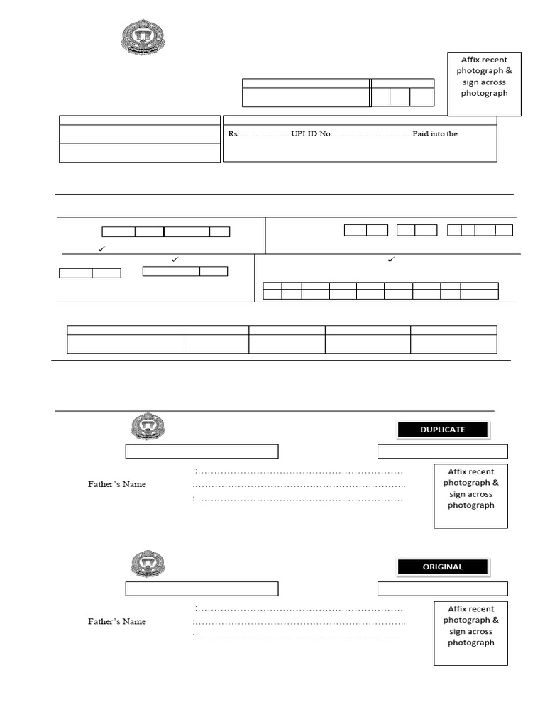 Kakatiya University - Application form for Ph.D-Categeory-II | PDF ...