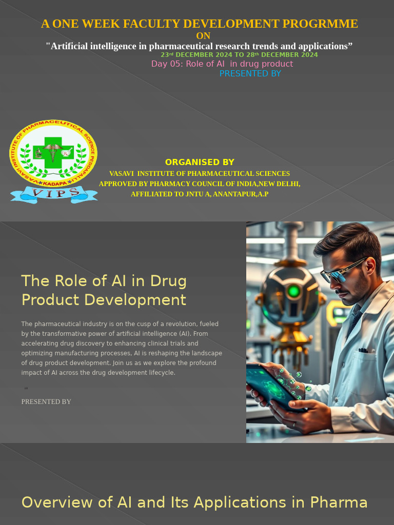 AI in Pharmaceutical Research Trends | PDF | Artificial Intelligence ...