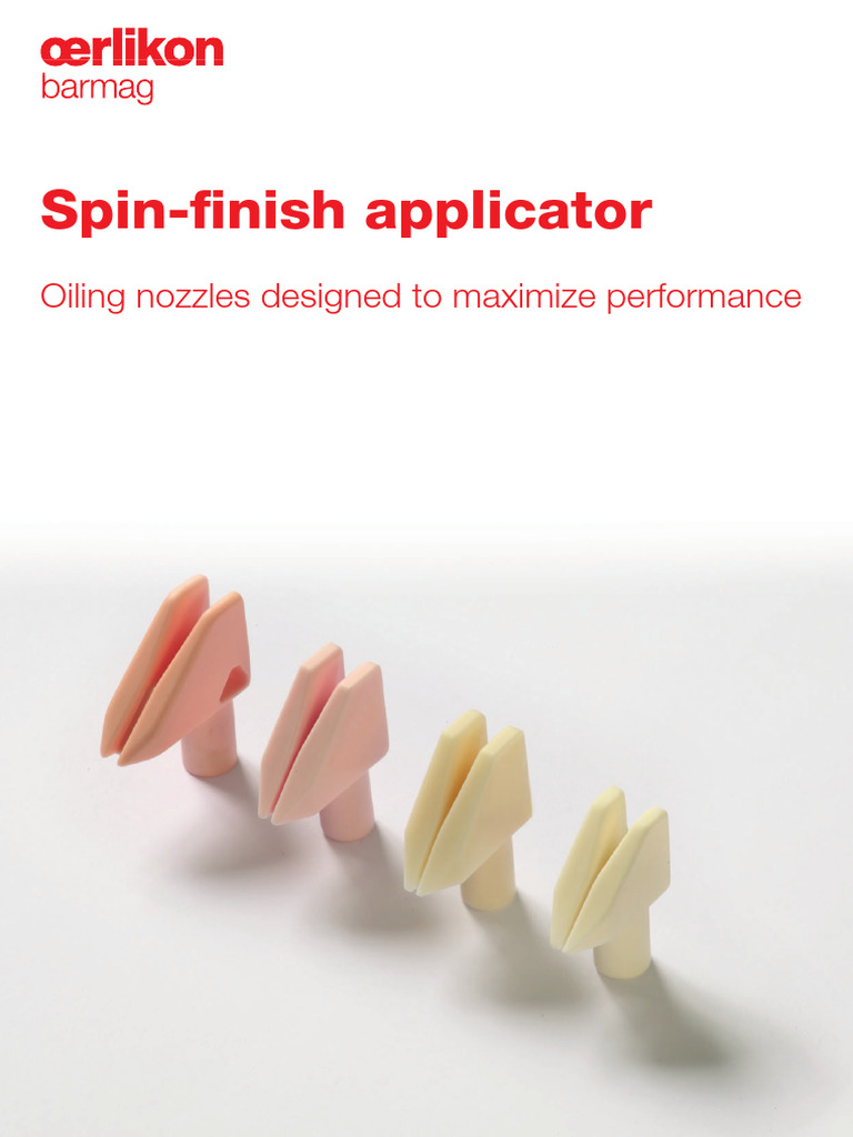 OBA Spin-Finish Applicator - Cleaned | PDF | Textiles | Materials