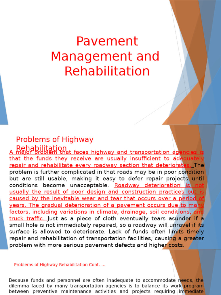 Effective Pavement Management Strategies | PDF | Road Surface | Road