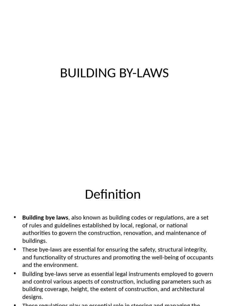by-laws-proffessional-practice-pdf-building-code-urban-planning