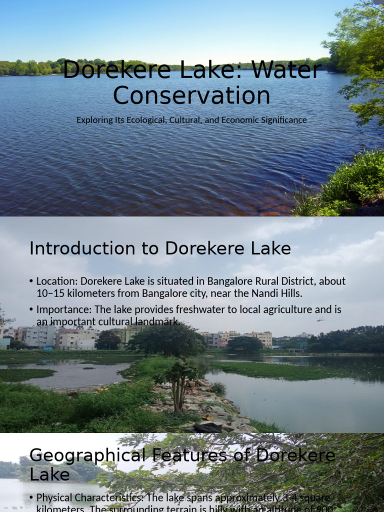 Dorekere Lake: Ecological and Cultural Significance | PDF