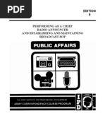 Download US Army Journalist Course DI0450-9 - Perform as Chief Radio Announcer  Maintain Broadcast Sop by Georges SN8163933 doc pdf