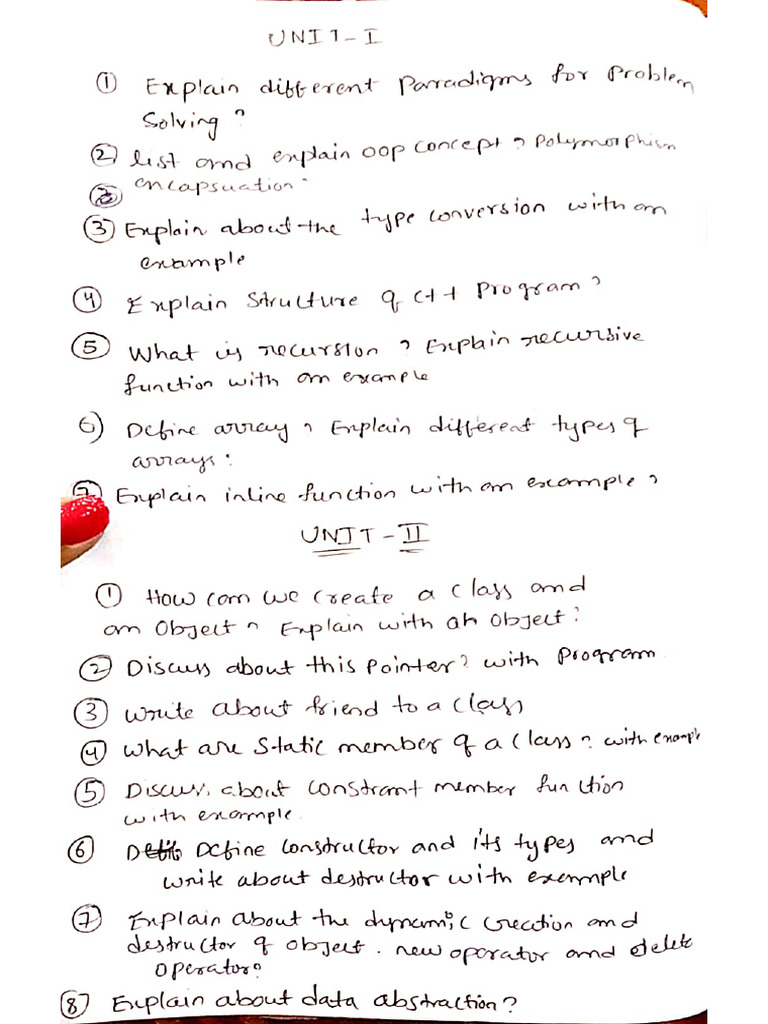 C++ Notes | PDF