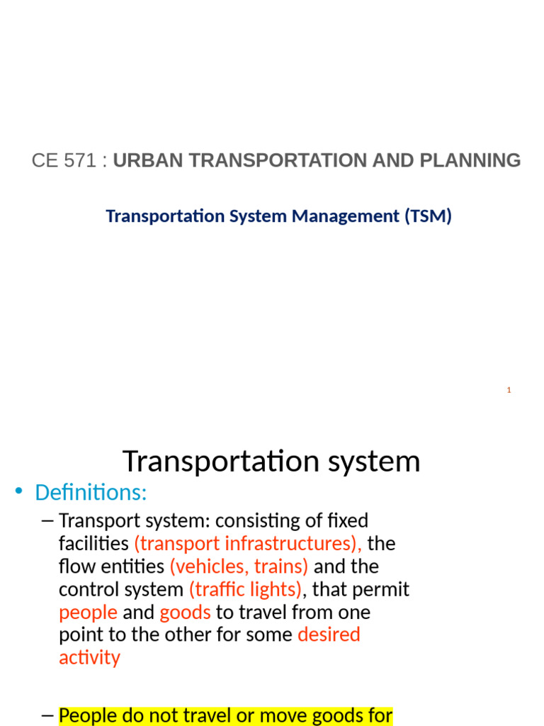 Understanding Transportation Systems | PDF | Public Transport | Transport
